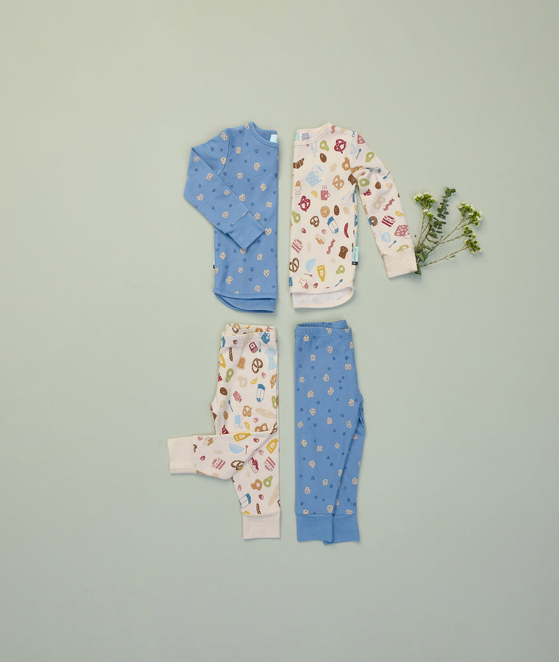 Long Sleeve Pyjamas 1.0 TOG flatlay