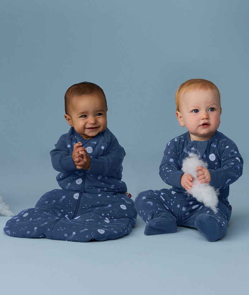 Infant sleepwear essentials from ergoPouch, TOG rated and made from organic, breathable materials for comfortable night's sleep.