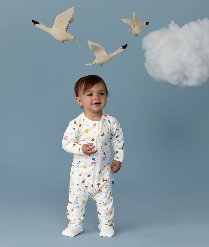 ergoPouch pyjamas for babies and toddlers made from organic cotton, TOG rated for warmth and comfort.