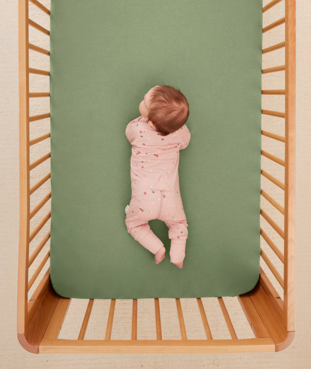 ergoPouch organic sheets designed for little ones' bedding, made from soft, non-toxic materials gentle on baby's skin.