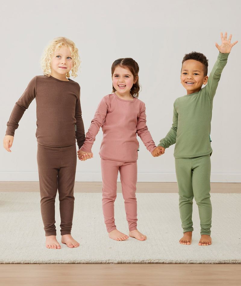 ergoPouch TOG-rated toddler two-piece pyjamas made from soft,  breathable materials for a comfortable night's sleep.