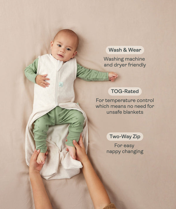 Jersey sleeping bag features