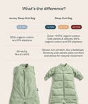Difference between ergoPouch Jersey Sleep Suit Bag and a Sleep Suit Bag