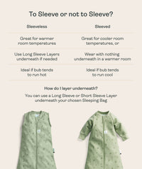 ergoPouch Sleeping Bag Sleeved vs Sleeveless