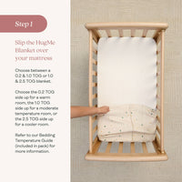 HugMe Blanket 0.2 & 1.0 TOG Midnight Stripe