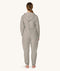 Adult Sleep Onesie Ash back shot