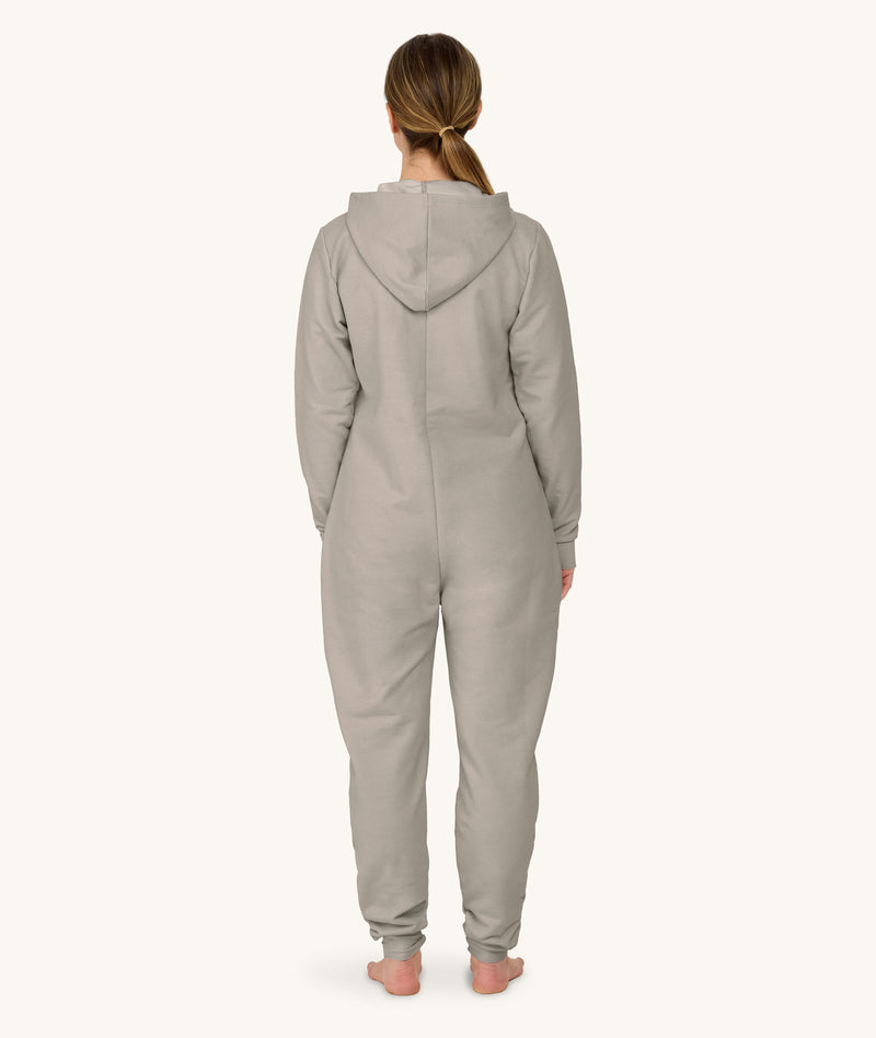 Adult Sleep Onesie Ash back shot