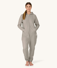 Adult Sleep Onesie Ash front shot