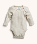 Bodywear Ls Bodysuit Grey Marle