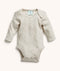 Bodywear Ls Bodysuit Grey Marle
