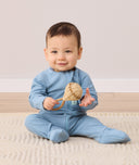 Long Sleeve Layer 1.0 TOG Cornflower infant sitting