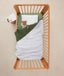 Quilted Coverlet 3.5 TOG Hunter Stripe flatlay, reverse side
