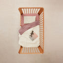 Quilted Coverlet 3.5 TOG Rosy Gingham on toddler bed