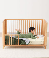 Quilted Coverlet 3.5 TOG Hunter Stripe toddler reading book