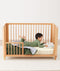 Quilted Coverlet 3.5 TOG Hunter Stripe toddler reading book