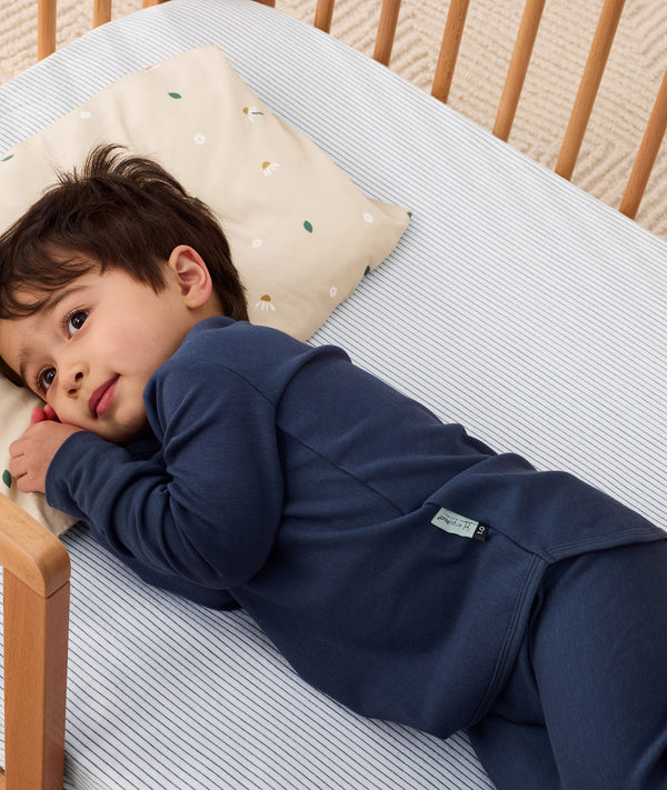 Long Sleeve Pyjamas 1.0 TOG Ink toddler lying on bed