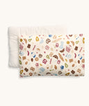 Organic Toddler Pillow and Case Bon Appetit front image