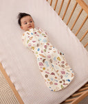 Cocoon Swaddle Bag 1.0 TOG Bon Appetit newborn arms in