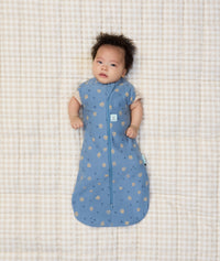 Cocoon Swaddle Bag 1.0 TOG Petit Pretzel newborn arms out