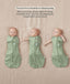 Three side-by-side images showing a baby demonstrating how to transition a Cocoon Swaddle Bag into an arms-out Sleep Bag.