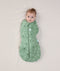 Baby wearing a Cocoon Swaddle Bag 2.5 TOG