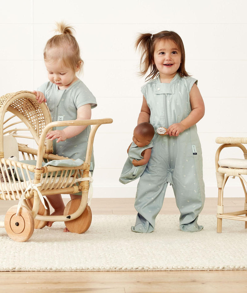 Doll Ss Layer Sleep Suit Bag 0.3Tog Sage Toddler 2