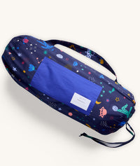 DreamRoll All-in-One Sleep Mat Space Dreams carry bag