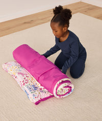 DreamRoll All-in-One Sleep Mat Unicorn Dreams preschooler rolling mat