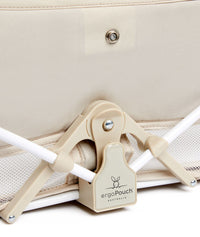 Easy Sleep Portable Bassinet Ecru close up of product