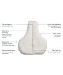 Hip Harness Jersey Sleeping Bag 2.5 TOG Grey Marle