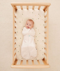 Fittedsheet Bassinet Daisysprinkle Cocoon 1.0T Oatmeal