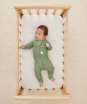 Fittedsheet Bassinet Midnightstripe Lslayer Moss