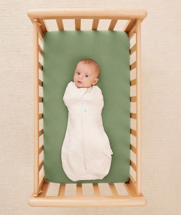 Fittedsheet Bassinet Moss Cocoon 1.0T Oatmeal