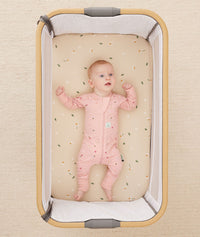 Fittedsheet Bedside Daisysprinkle Lslayer Daisies