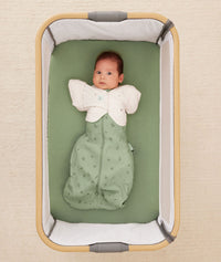 Fittedsheet Bedside Moss Cocoon 1.0T Willow Butterflycardi Oatmeal