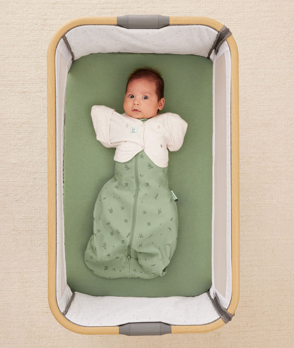 Fittedsheet Bedside Moss Cocoon 1.0T Willow Butterflycardi Oatmeal
