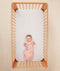 Fittedsheet Cot Midnightstripe Cocoon 1.0T Daisies