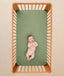 Fittedsheet Cot Moss Lslayer Daisies
