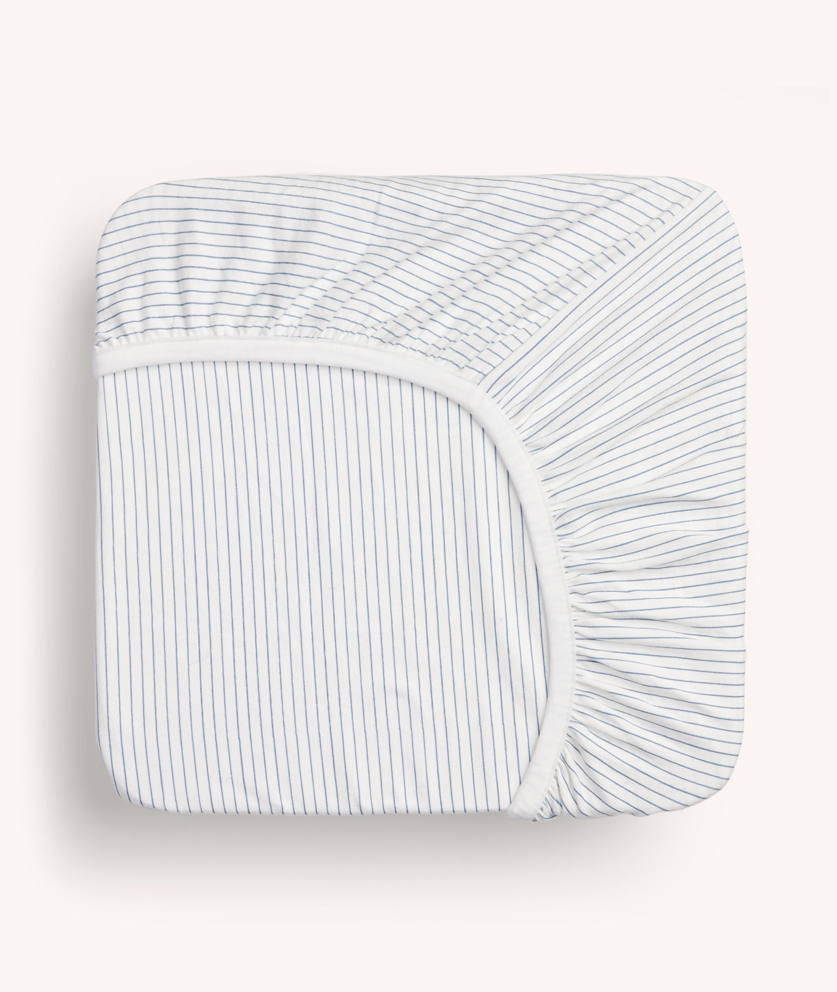Organic Fitted Sheet Midnight Stripe