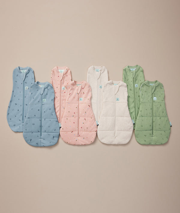 ergoPouch AU Autumn Cocoon Swaddle Pack Flatlay image