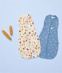 Cocoon Swaddle Bag 1.0 TOG Breakfast Club flatlay