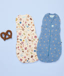 Cocoon Swaddle Bag Petit Pretzel flatlay