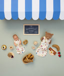 Doll Sleeping Bag Bon Appetit flatlay