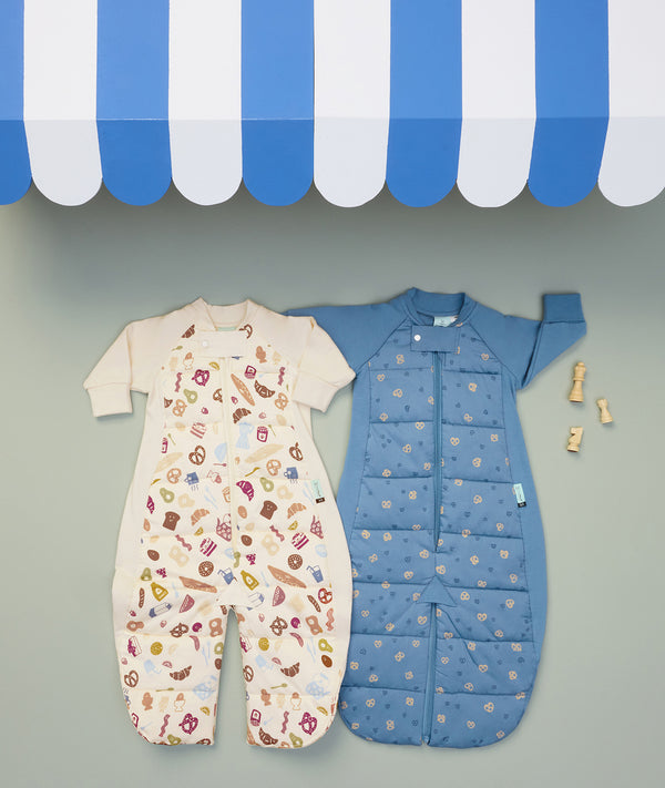 Sleep Suit Bag Petit Pretzel flatlay