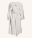 ergoPouch Matchy Matchy bamboo maternity robe in Grey Marle
