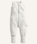 Heritage Sleep Onesie Grey Marle 0.2 Tog Front Etched