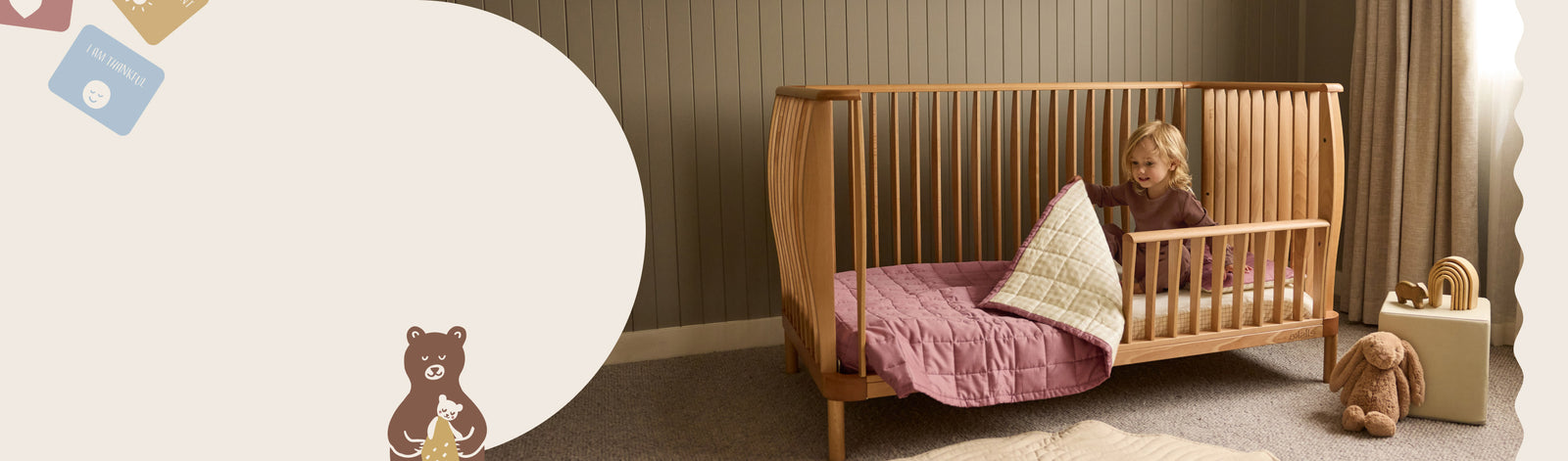 Everything you need for the Cot to Bed Transition