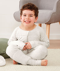 Jersey Bag Sleep Onesie 2.5Tog Grey Marle Brothers 3