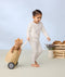 Long Sleeve Pyjamas Oatmeal Marle preschooler