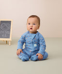 Long Sleeve Layer 1.0 TOG Petit Pretzel infant sitting